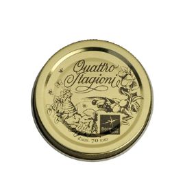 Bormioli Rocco Quattro Stagioni 70mm Jar Lid Set of 2