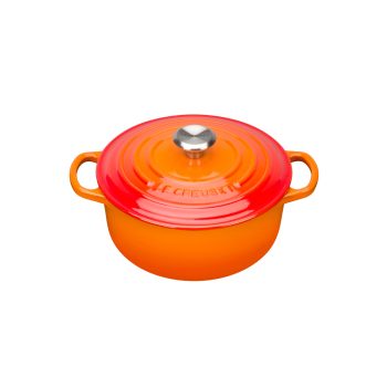 Le Creuset Signature Cast Iron Casserole Round 20cm (14 Colours) - Volcanic