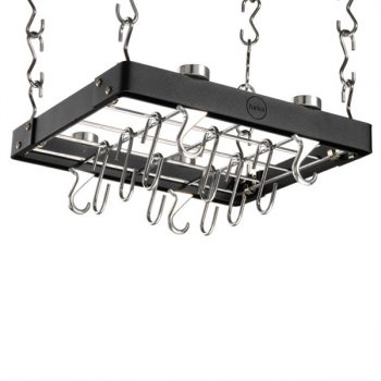hahn Ceiling Rack Metro Black Metal