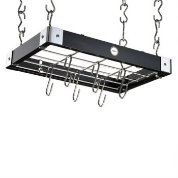 hahn Ceiling Rack Metro Black Wood
