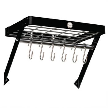 hahn Wall Rack Metro Black Metal