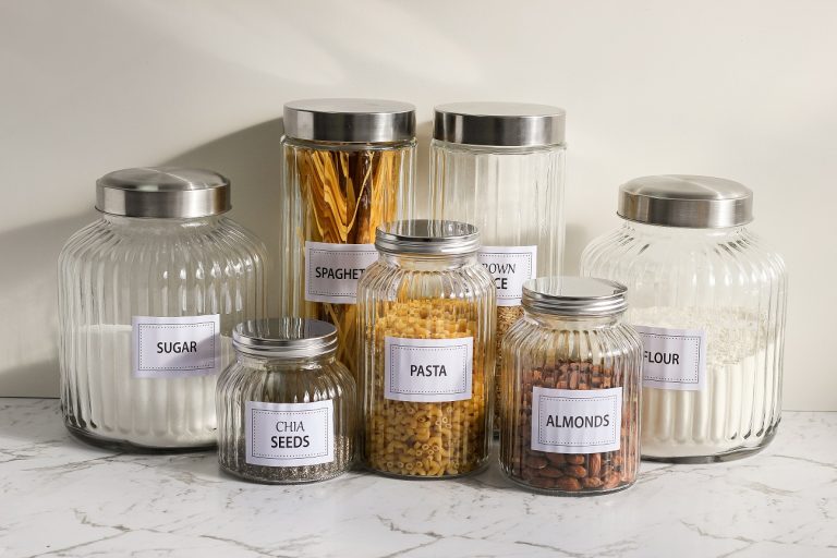 Old Mill Road Pantry & Spice Jars with Labels 2