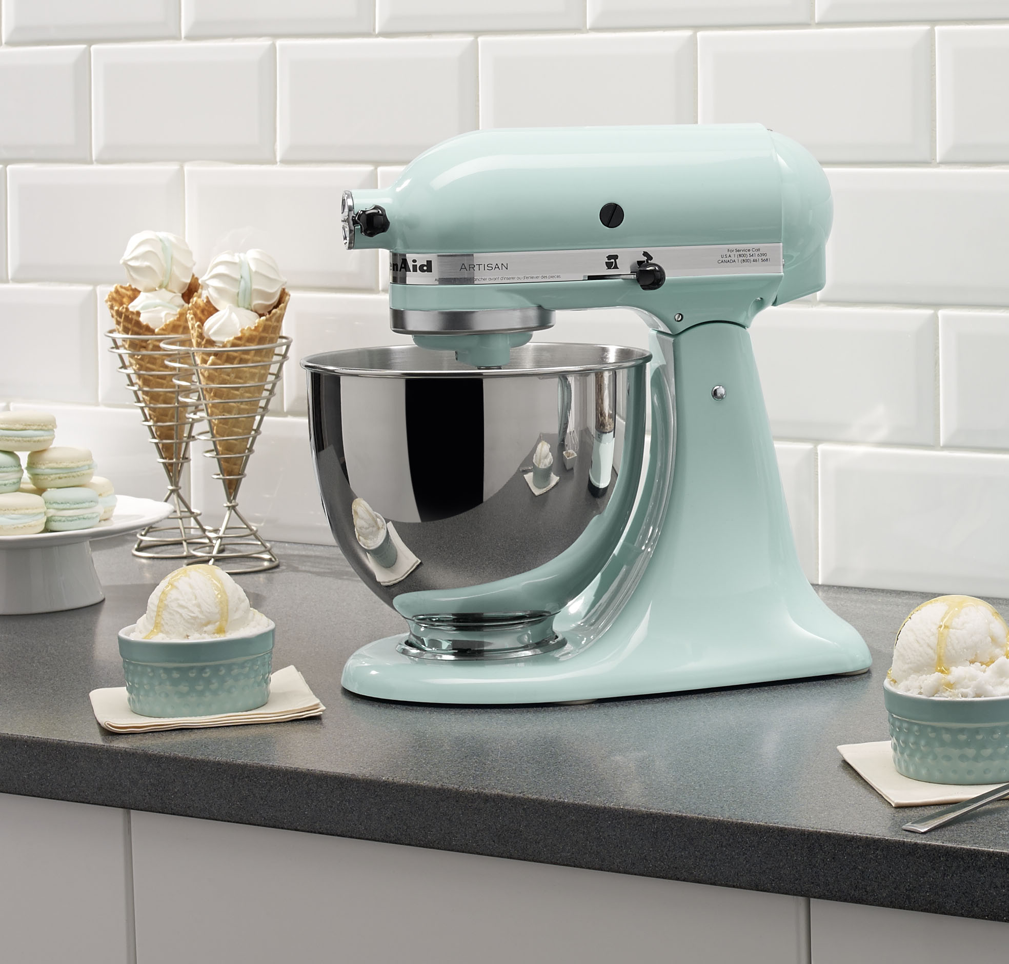 KitchenAid Artisan KSM160 Stand Mixer Ice - Chef's Complements