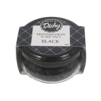 Dishy Mediterranean Flake Salt Black 40g