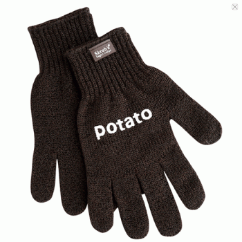 potato scrubbing gloves
