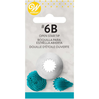 Wilton Tip Open Star No. 6600 (6B)