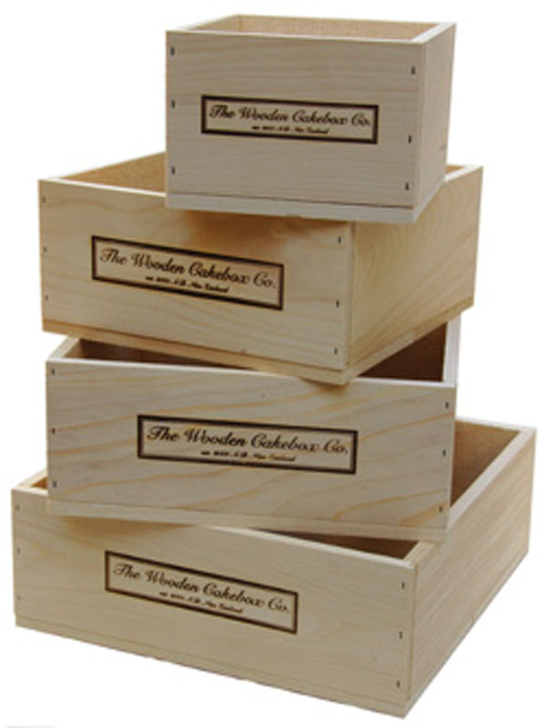 Wooden Cakebox 26cm Square Chef S Complements Wooden Cakebox 26cm Square