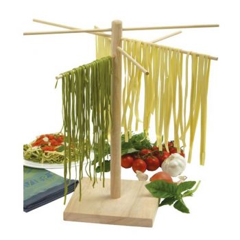 al dente wood pasta drying rack