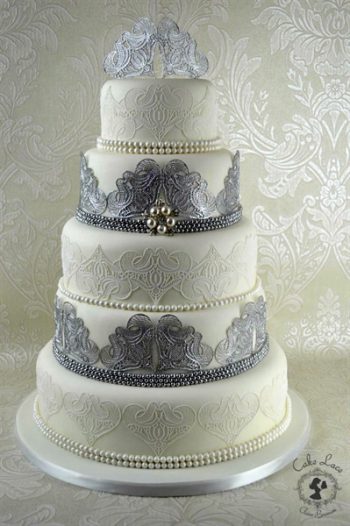 Cake Lace Mat By Claire Bowman - 3D Art Nouveau