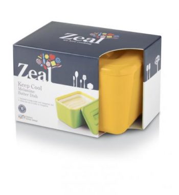 zeal yellow butter dish