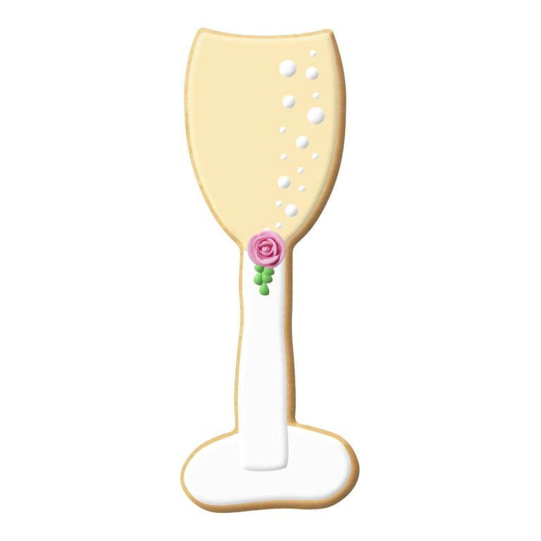 champagne-glass-cookie-B1379