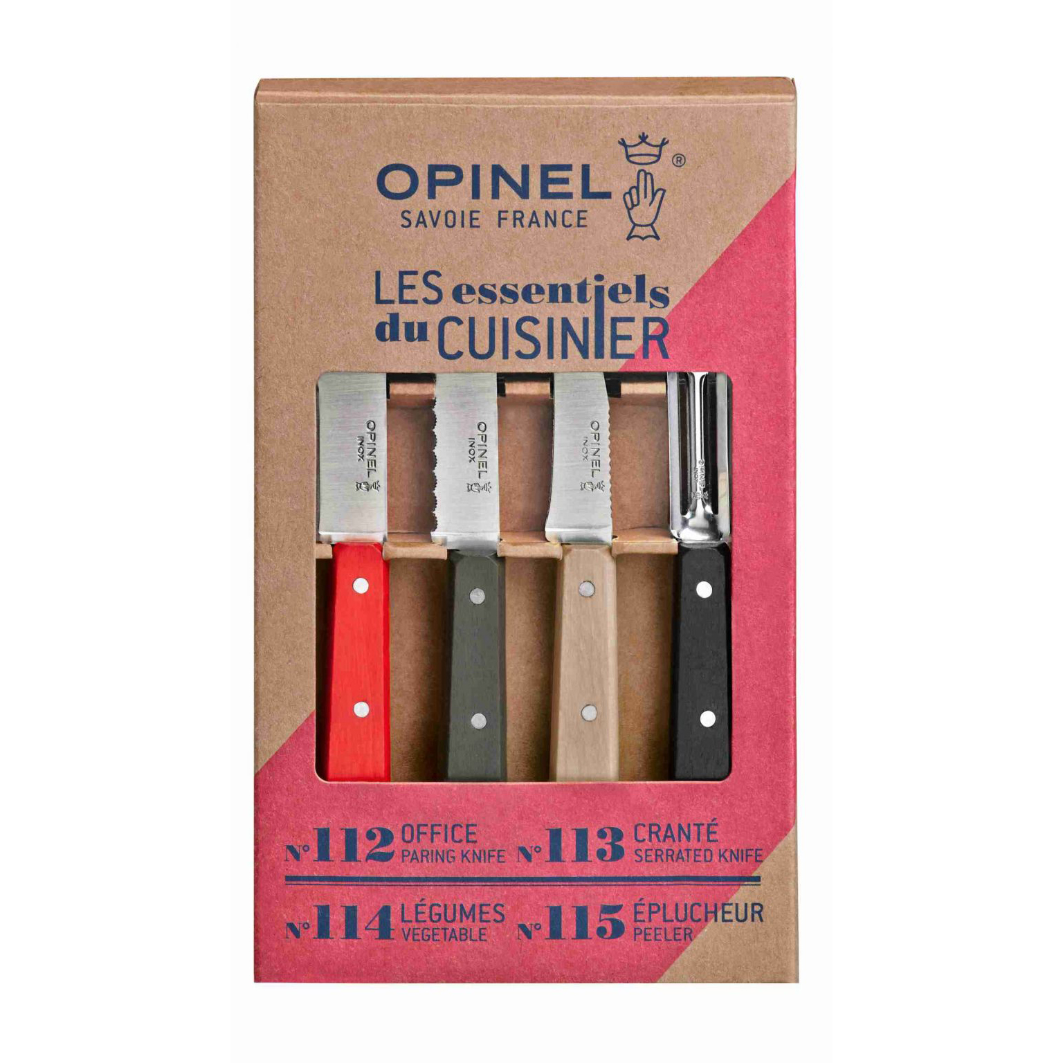 Opinel Kitchen Essentials Knives Loft Set of 4 Product Image 1