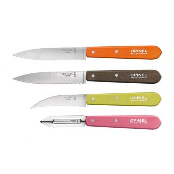 Opinel Kitchen Essentials Knives Fifties Set of 4