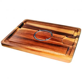Davis & Waddell Acacia Wood Spiked Carving Board 40x30cm