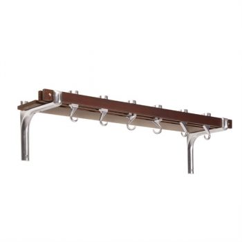 hahn Wall Rack Classic Collection Espresso Wood