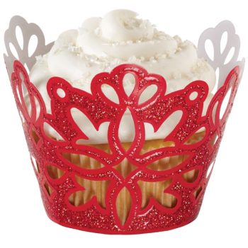 Wilton Glitter Cupcake Wraps Pack of 18