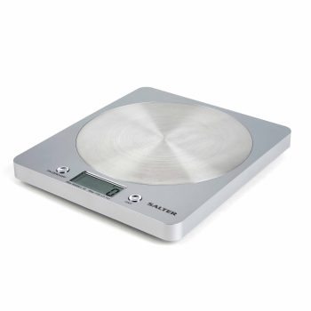 Salter Digital Disc Silver Scale 1g-5kg