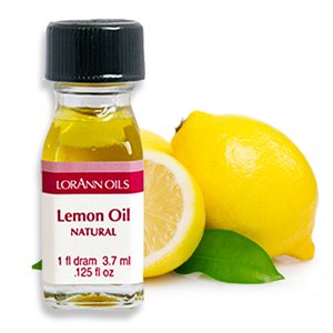 lorann oil, lemon, natural, 1 dram