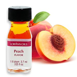 lorann oil, peach flavor, 1 dram