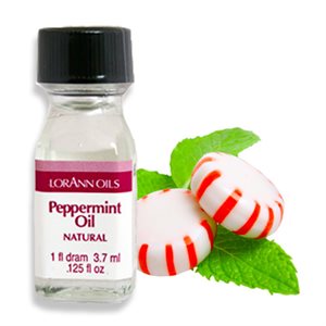 lorann oil, peppermint oil, natural, 1 dram