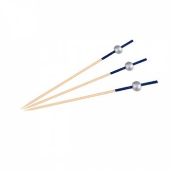 Skewer Marine Silver/Blue 10cm Pack of 100