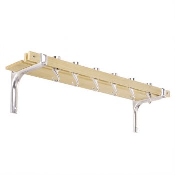 hahn Wall Rack Classic Collection Natural Wood
