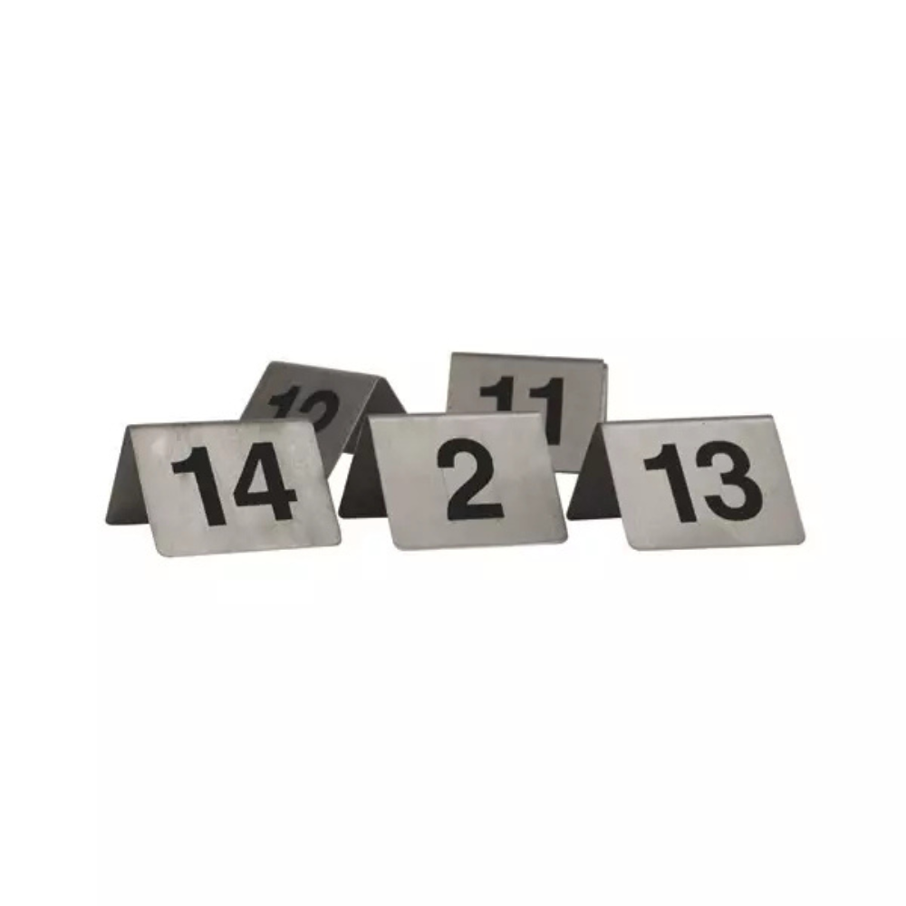 number buffet signs