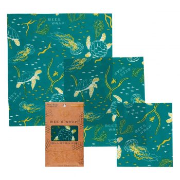 bees wrap ocean design 3pack