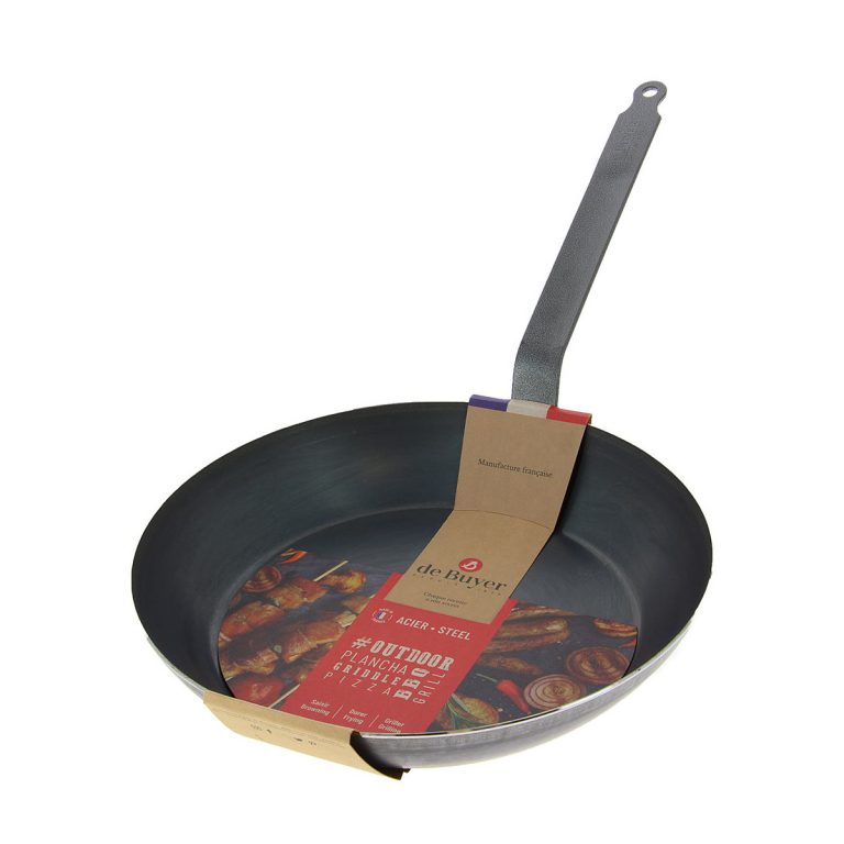 de Buyer Blue Steel Round Skillet (3 Sizes) - Chef's Complements