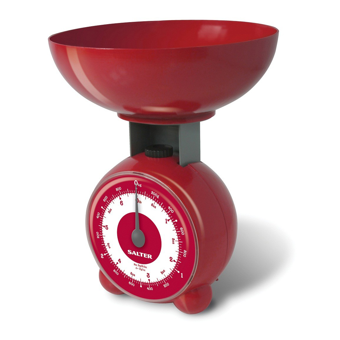 Salter Mechanical Orb Red Scale Chef S Complements