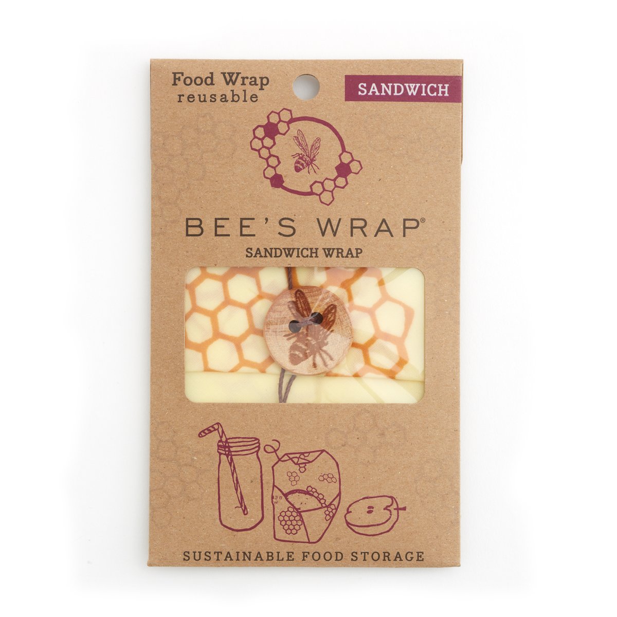 Bee’s Wrap Sandwich Wrap Classic Product Image 2