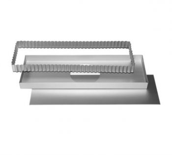 Silverwood Tranche Tray with Fluted Insert 36x12cm