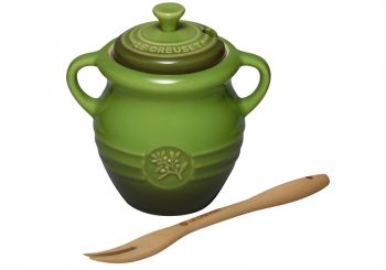 Le Creuset Olive Jar & Fork 350ml