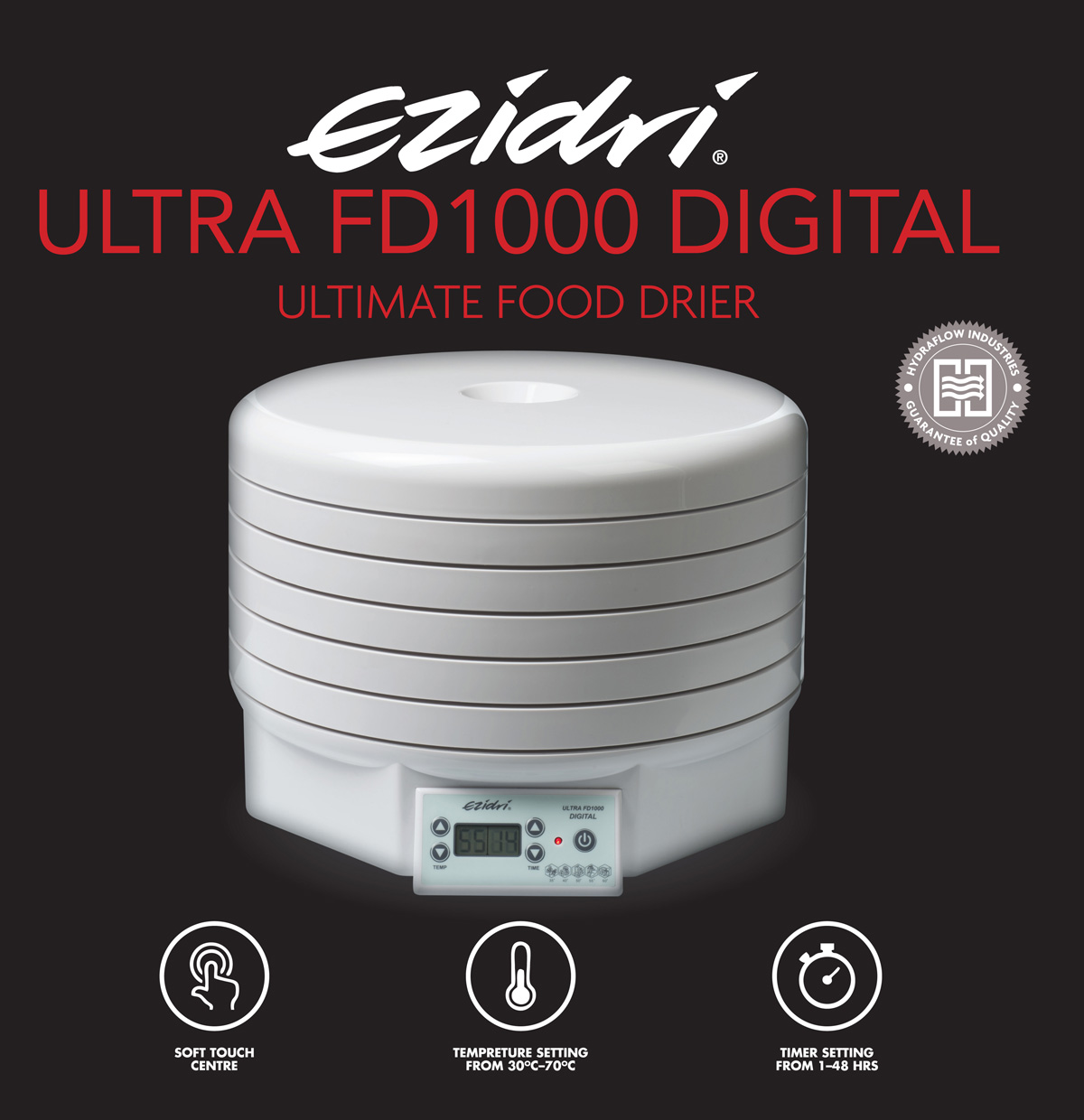 EZIDRI Ultra FD1000 Food Digital Dehydrator - Chef's Complements