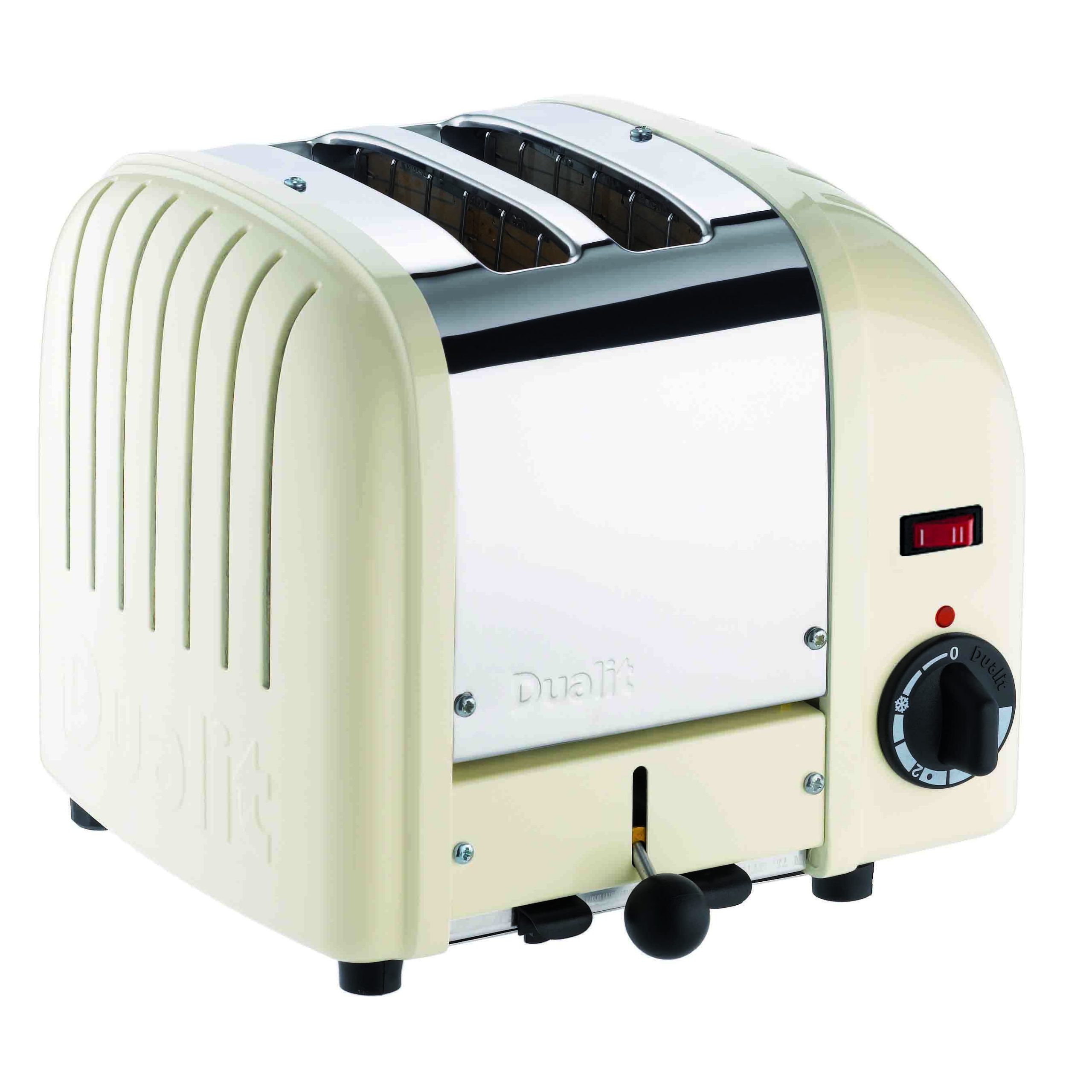 Dualit NewGen Canvas White 2 Slice Toaster Chef's Complements