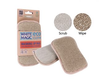 white magic wash up pad pebble