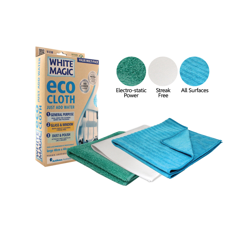 White Magic Microfibre Eco Cloth Value Multi-Pack Product Image 1