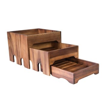 Moda Brooklyn Acacia Wood Nested Riser Set of 3