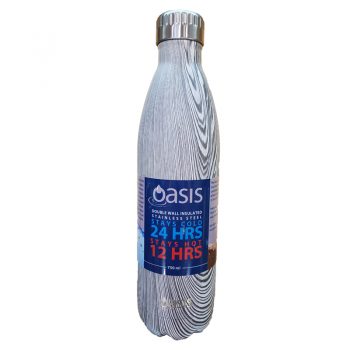 Oasis Insulated Stainless Steel Drink Bottle Driftwood (2 Sizes)