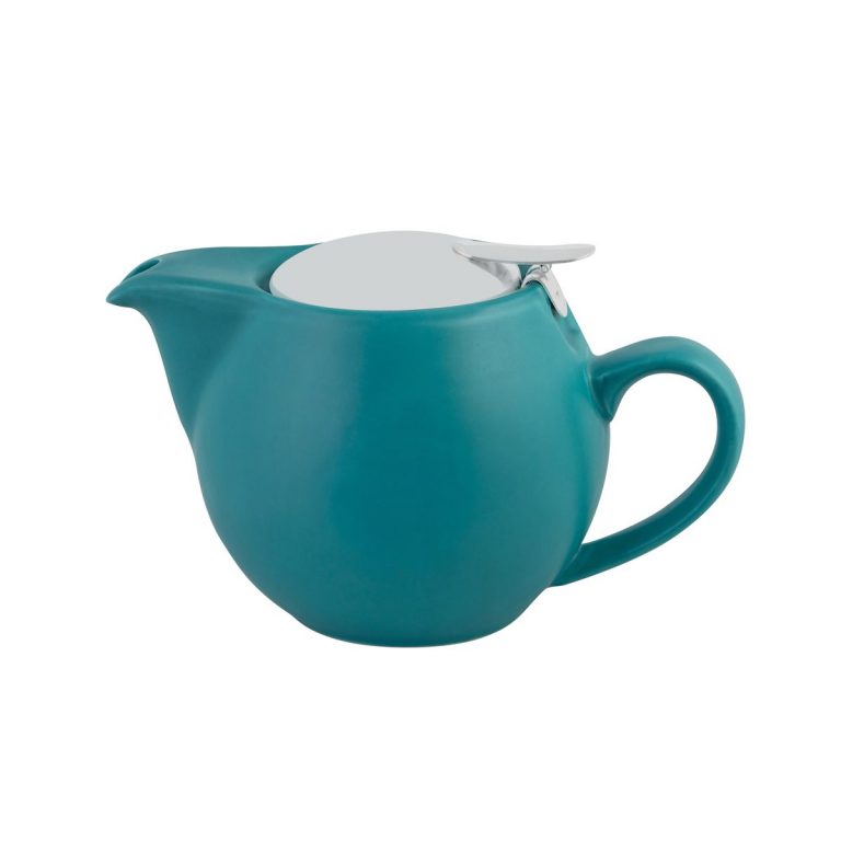 978640 Aqua Tealeaves Teapot
