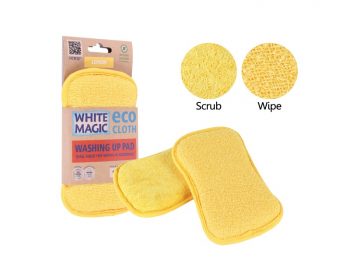 white magic wash up pad lemon