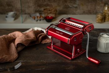 2729 – Marcato Atlas 150 Design Pasta Machine – Red – LS1
