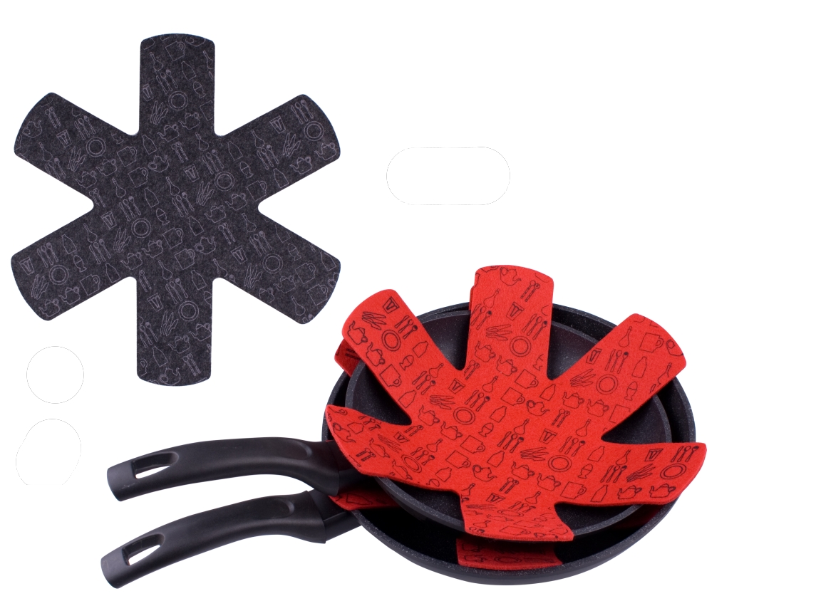 Pot & Pan Protectors Set of 2 (2 Colours) Chef's Complements