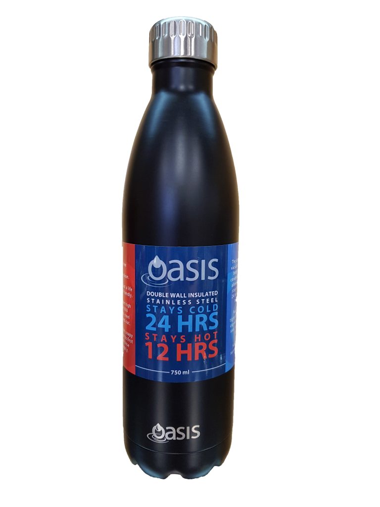8882MBK oasis matt black bottle