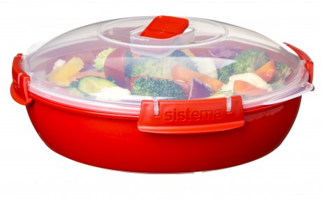 Sistema Round Microwave Dish Red 1.3 L  **FREE DELIVERY**