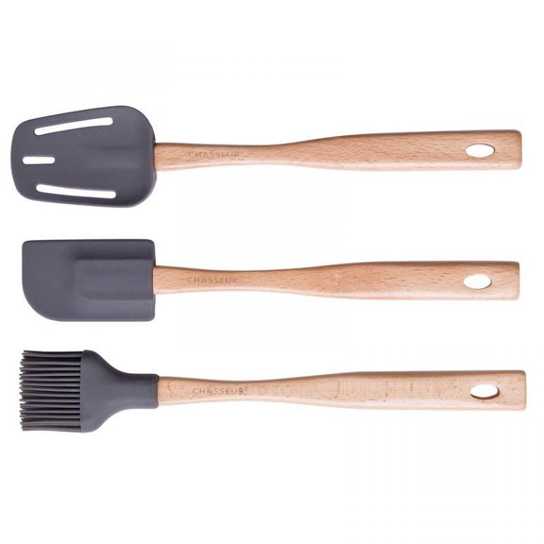 03598 Chasseur Spatula, Brush and Spoon Set – Caviar