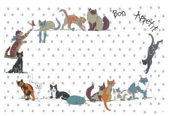 Placemat - PP Bon Apetit Cats