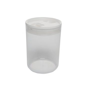 352506 clickclack 2.3l round canister white