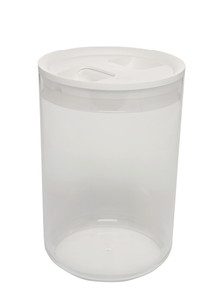 353502 clickclack 4.0 ltr round canister white