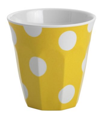 47151_White dots on yellow espresso cup 300ml